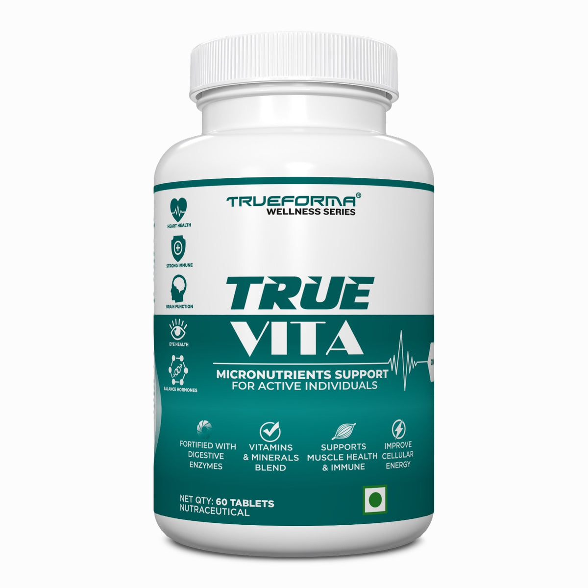 Trueforma® True Vita – Daily Multivitamin & Mineral Support 60 tab