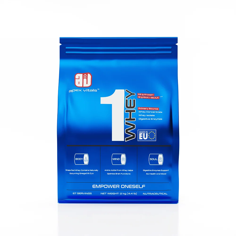 APEX VITALS 100% Whey Protein Powder 4.4 lbs |67 Servings |Swiss Triple Chocolate | High Protein | Muscle Recovery & Lean Muscle Support